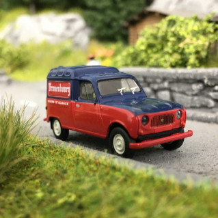 Renault 4L fourgonnette "Kronenbourg"-HO-1/87-BREKINA 14748