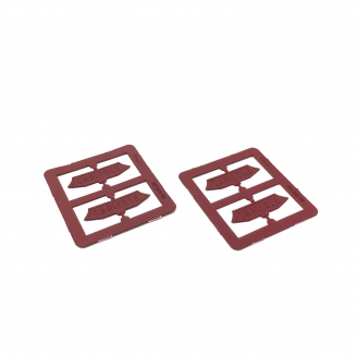 4 plaques CAPITOLE en métal-HO 1/87-ROCO 131386