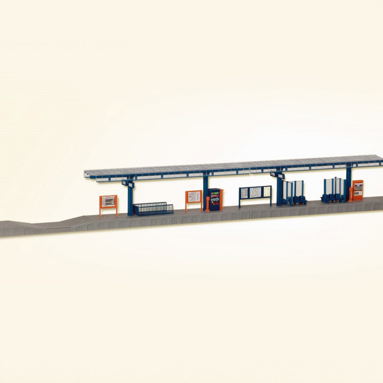 Quais de gare HO KIBRI 39556 modelisme ferroviaire diorama neuf KIBRI