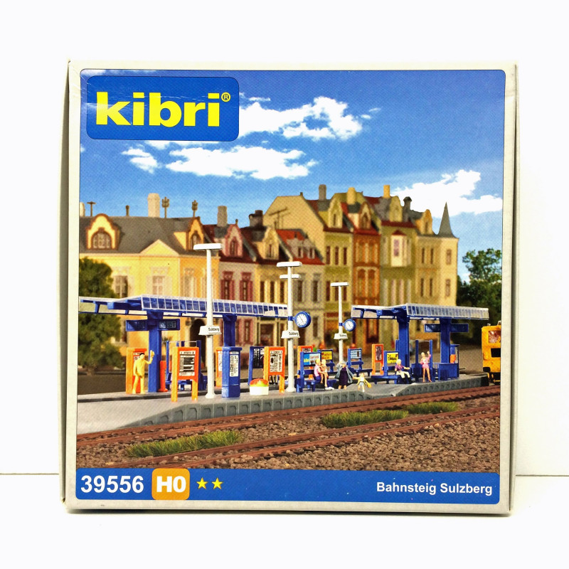 Quais de gare HO KIBRI 39556 modelisme ferroviaire diorama neuf KIBRI