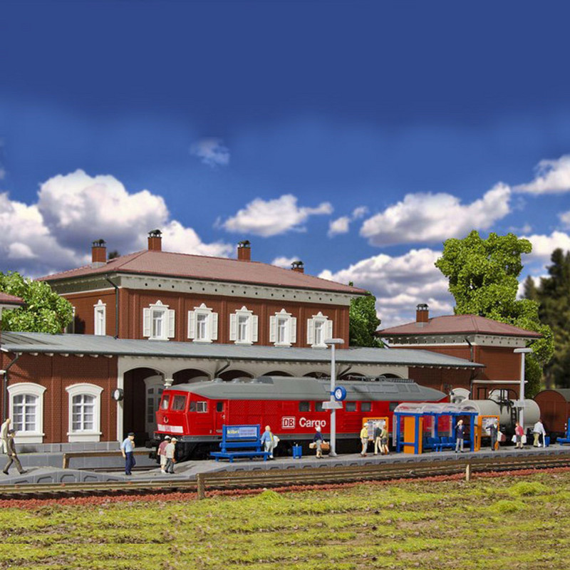 Quai de gare HO KIBRI 39558 modelisme ferroviaire diorama neuf KIBRI