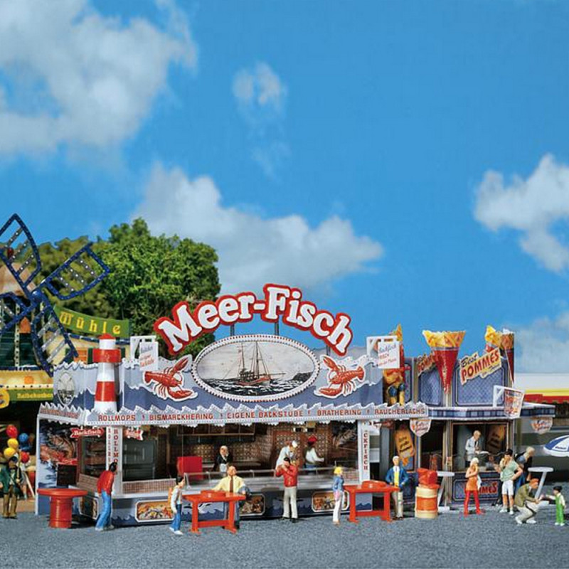 Stand de poissons - Fête Foraine-HO-1/87-FALLER 140445