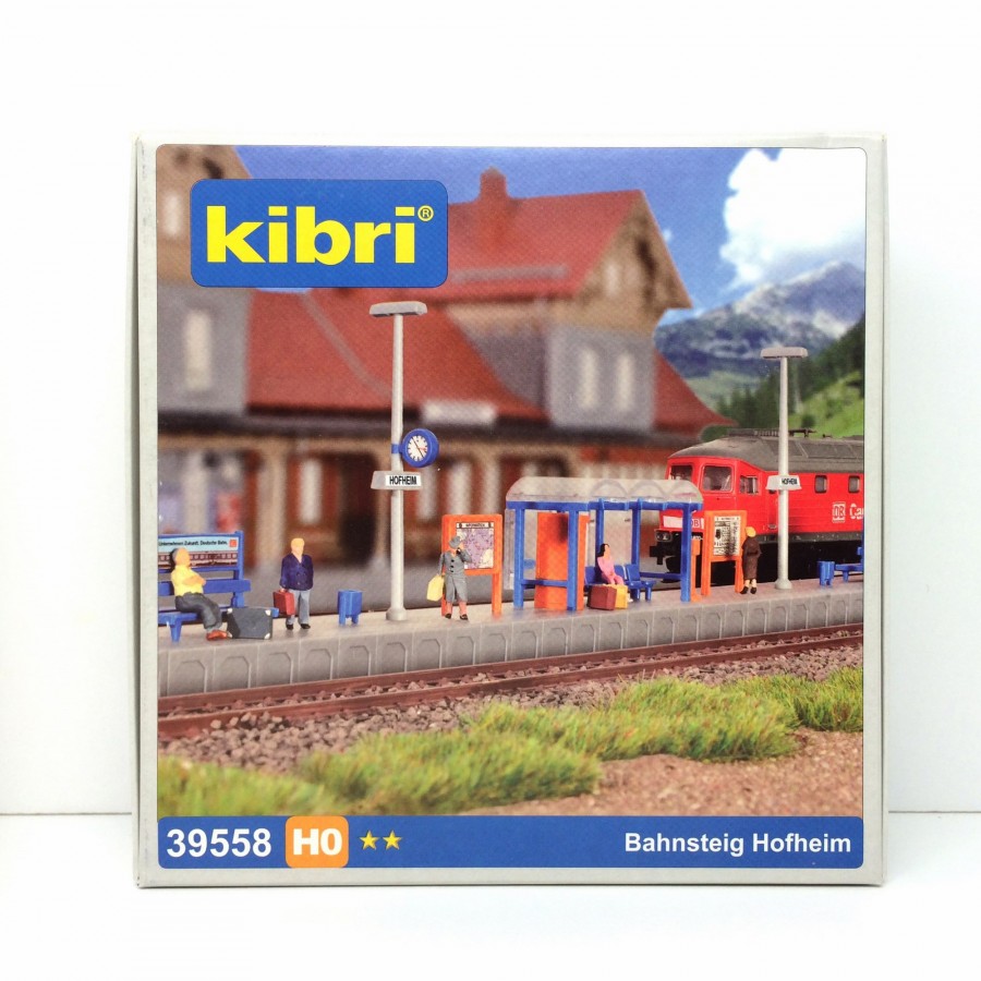 Quai de gare HO KIBRI 39558 modelisme ferroviaire diorama neuf KIBRI