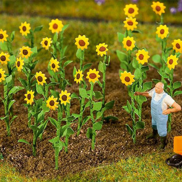 16 Tournesols - HO 1/87 - FALLER 181256