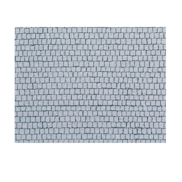 Feuille autocollante souple "Place Pavés"-HO-1/87-FALLER 170646