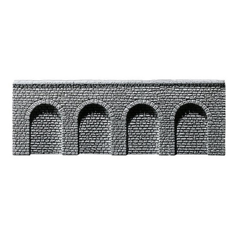Mur de 8 arcades en pierre - Decorflex-N 1/160-FALLER 272640