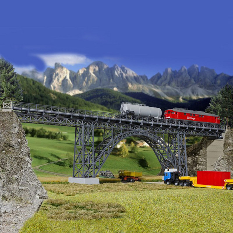 Viaduc acier HO KIBRI 39704 modelisme ferroviaire diorama neuf KIBRI