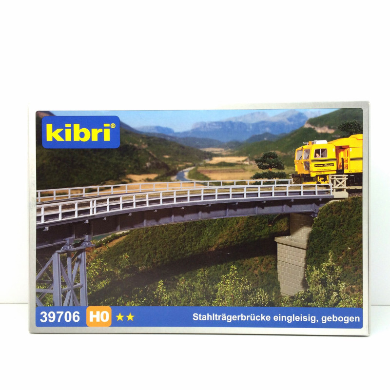 Pont acier HO KIBRI 39706 modelisme ferroviaire diorama neuf KIBRI