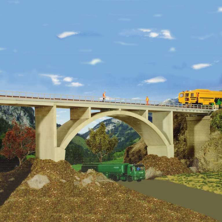 Pont béton HO KIBRI 39740 modelisme ferroviaire diorama neuf KIBRI