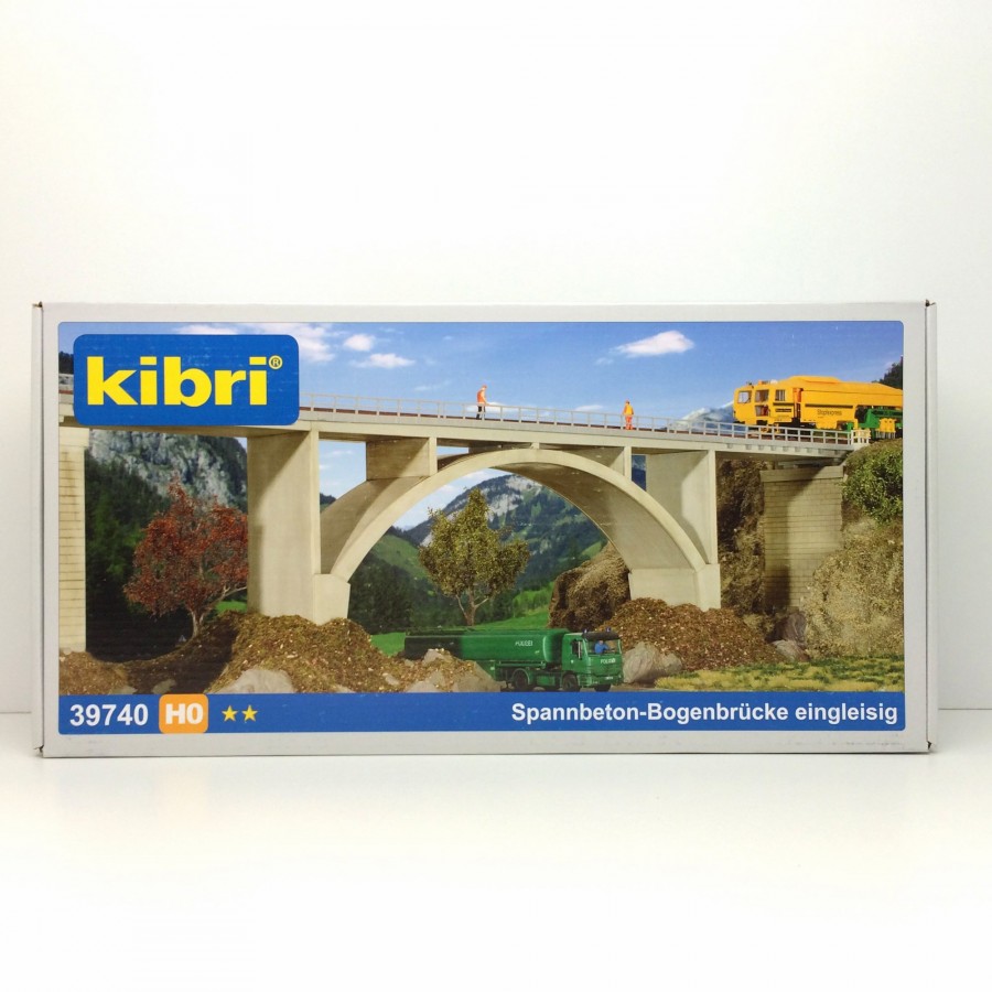 Pont béton HO KIBRI 39740 modelisme ferroviaire diorama neuf KIBRI