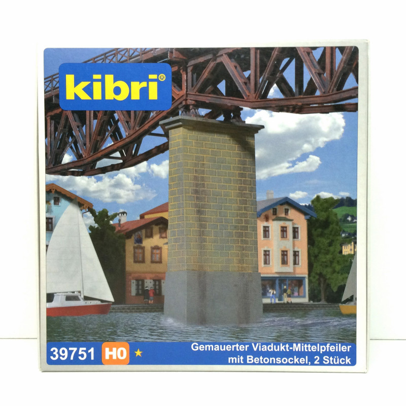 Pilliers de viaduc HO KIBRI 39751 modelisme ferroviaire diorama neuf KIBRI