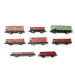 8 wagons de marchandises CSD  Ep III  -HO 1/87 -ROCO 44001