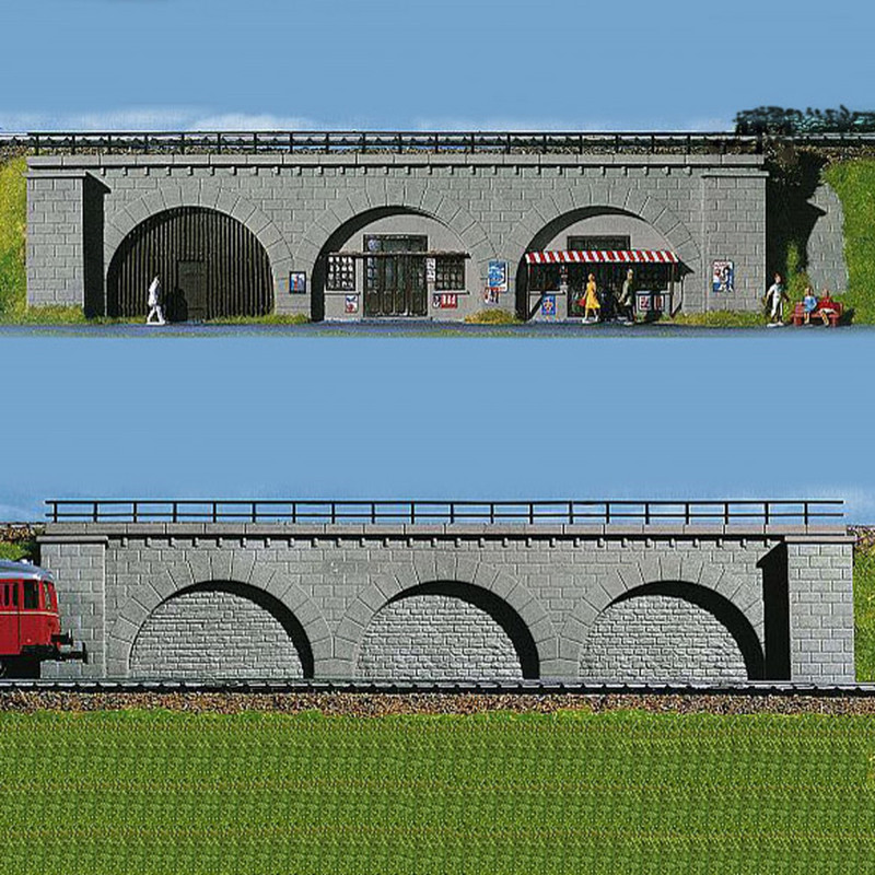 Arcade maçonnés HO KIBRI 39755 modelisme ferroviaire diorama neuf KIBRI