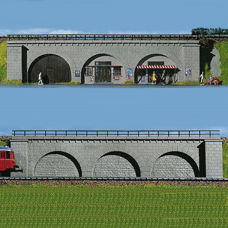 Arcade maçonnés HO KIBRI 39755 modelisme ferroviaire diorama neuf KIBRI