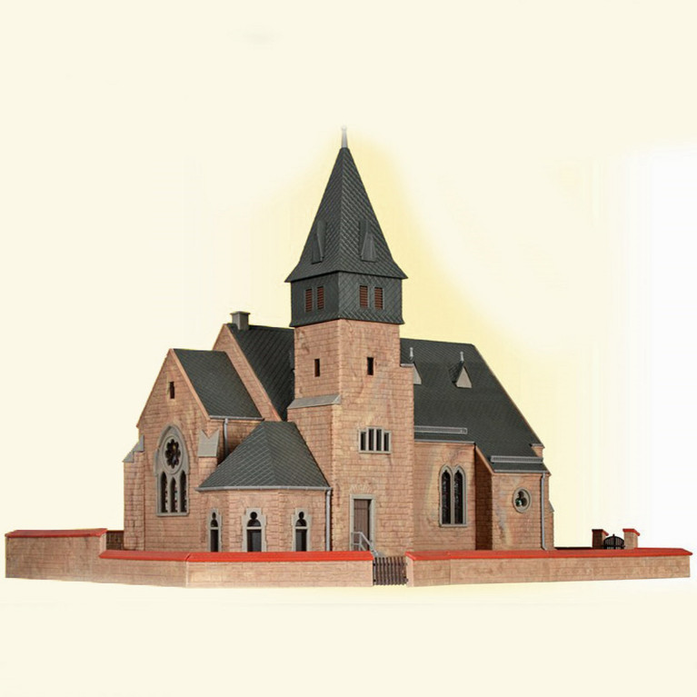 Eglise HO KIBRI 39766 modelisme ferroviaire diorama neuf KIBRI