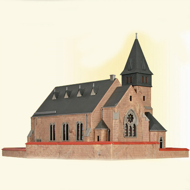 Eglise HO KIBRI 39766 modelisme ferroviaire diorama neuf KIBRI