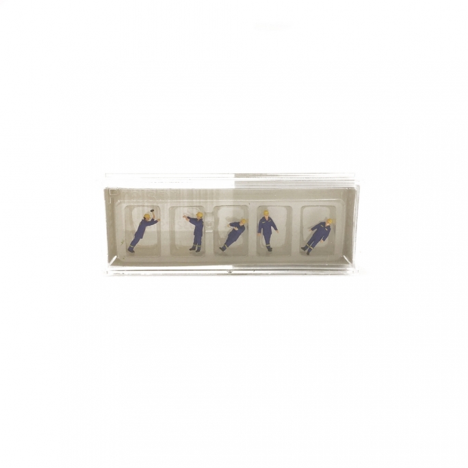 5 Ouvriers de la THW - N 1/160 - PREISER 79180