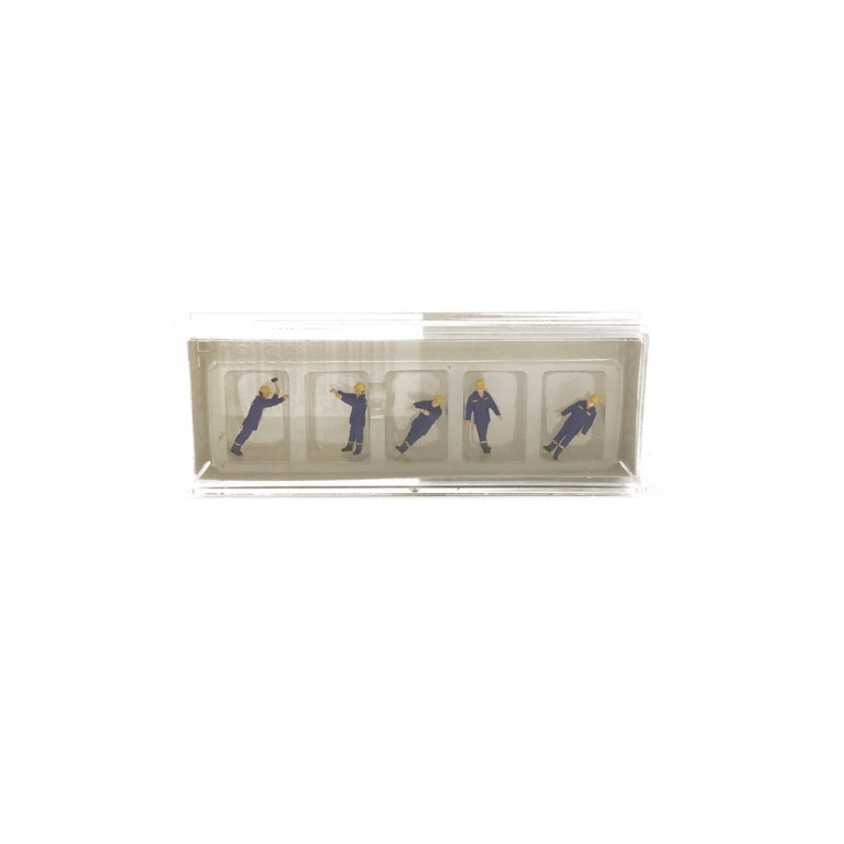 5 Ouvriers de la THW - N 1/160 - PREISER 79180