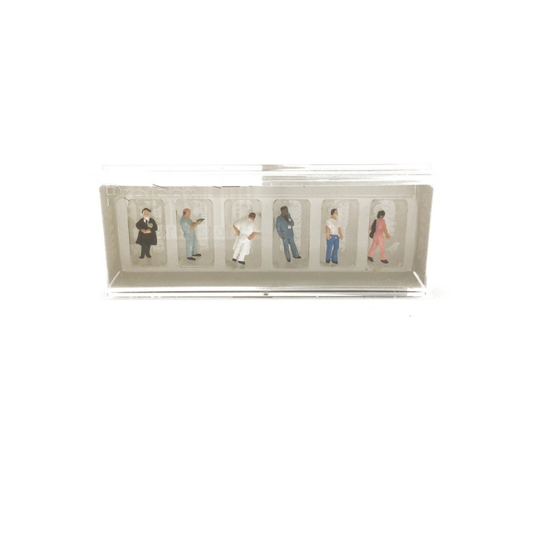 6 passants / Badauds - N 1/160 - PREISER 79165