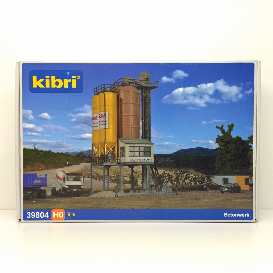 Usine à béton HO KIBRI 39804 modelisme ferroviaire diorama neuf KIBRI