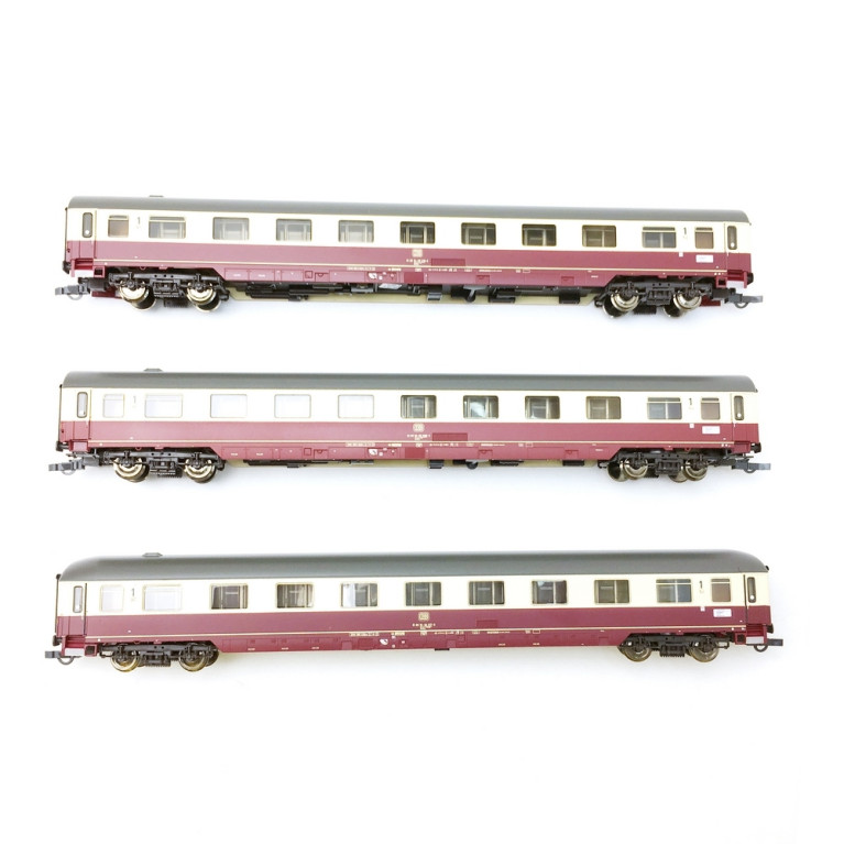 3 voitures grande ligne Christoforus Express DB Ep IV-HO 1/87-ROCO 74095