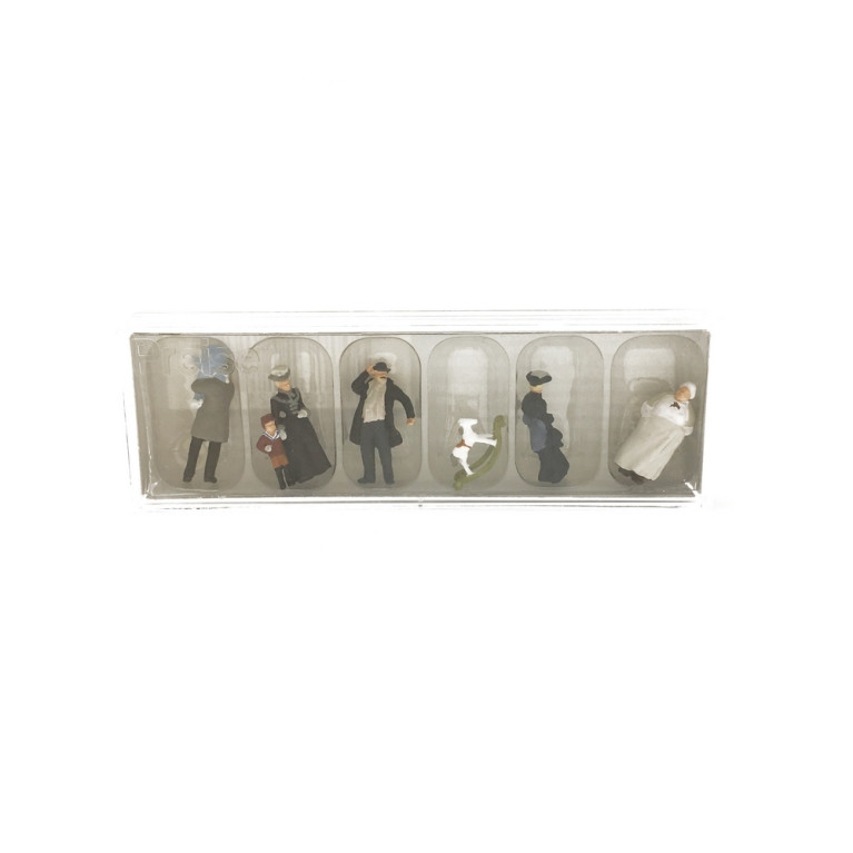 6 Figurines (1900)-HO 1/87-PREISER 12176