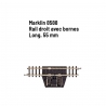 Rail droit avec bornes 55 mm - Z 1/220 - MARKLIN 8588