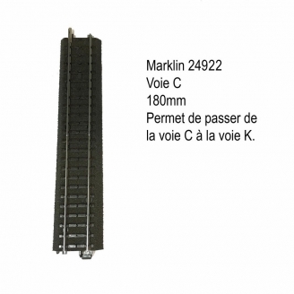 Coffret dExtension C5 pour Voie C Rail 24905 Märklin Modélisme Ferroviaire