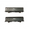 2 Fourgons Dqd2m SNCF Ep III - HO 1/87 - LSMODELS 30301