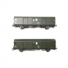 2 Fourgons Dqd2m SNCF Ep III - HO 1/87 - LSMODELS 30305