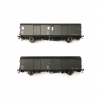 2 Fourgons Dqd2m SNCF Ep III - HO 1/87 - LSMODELS 30303