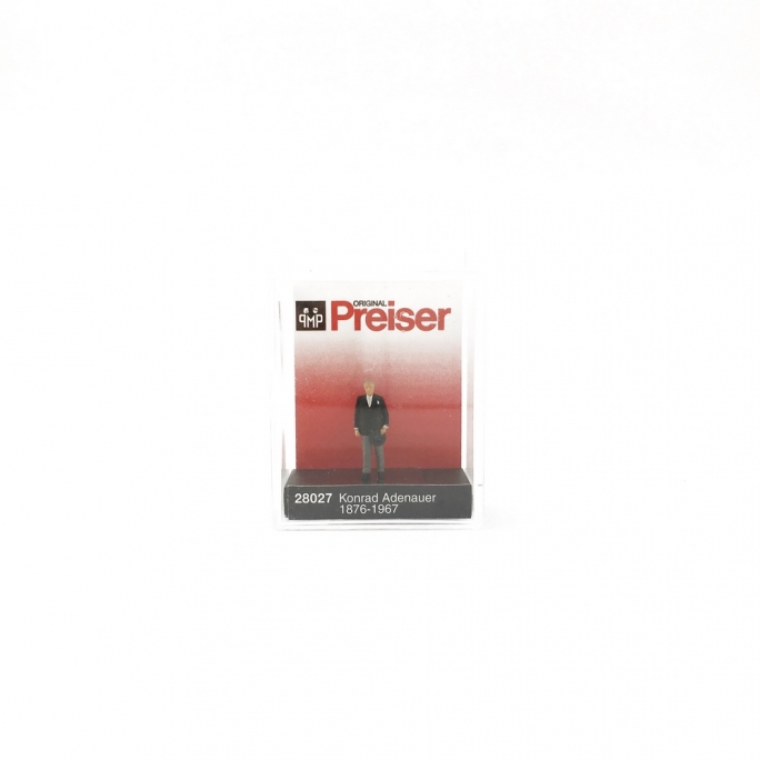 Homme politique Konrad Adenauer-HO 1/87-PREISER 28027