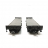 2 wagons plats avec chargement NS Ep V -HO 1/87-MARKLIN 48658