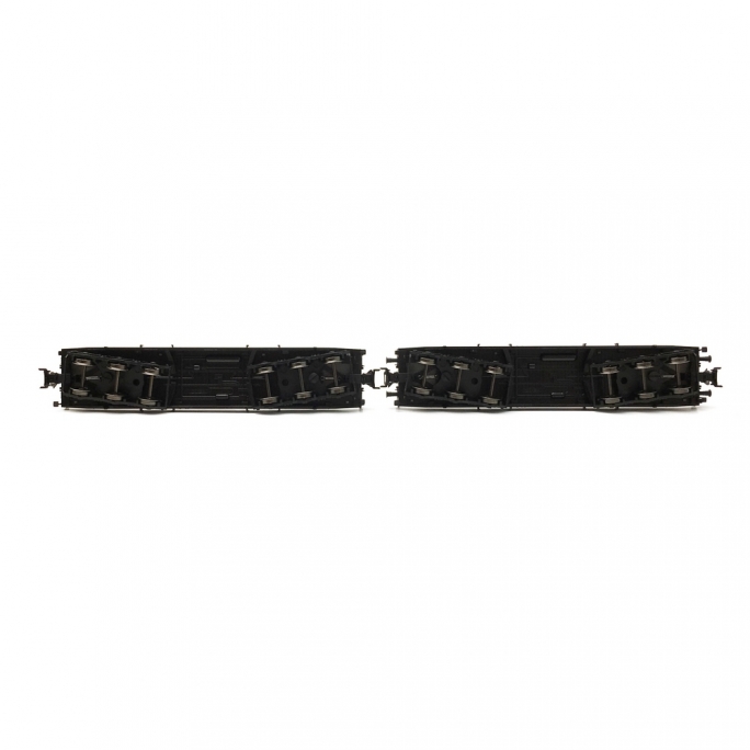 2 wagons plats avec chargement NS Ep V -HO 1/87-MARKLIN 48658