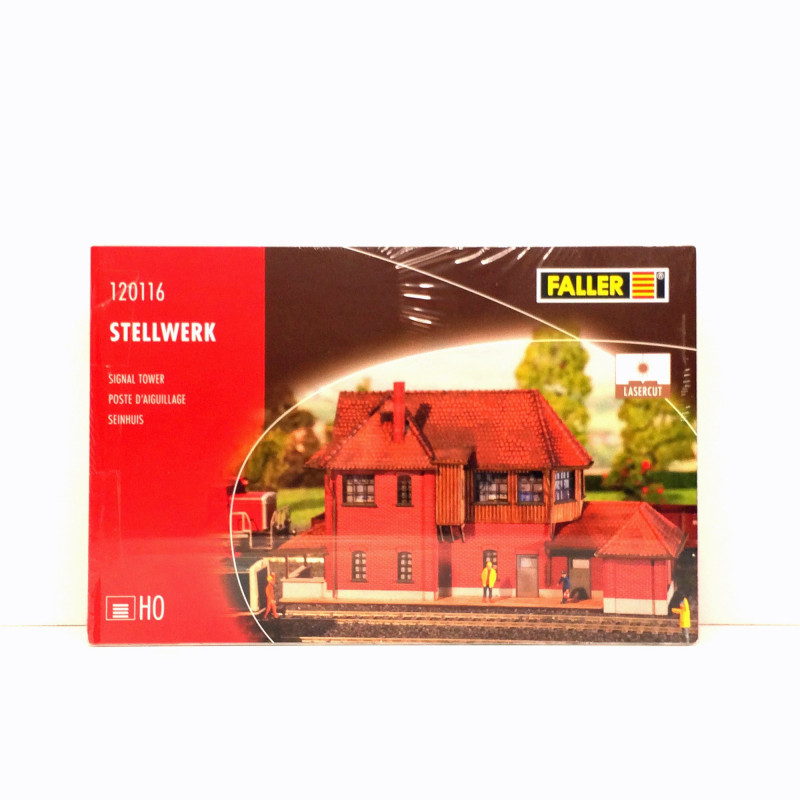 Faller – Poste D’aiguillage F120116 – Modélisme Ferroviaire – Maquette à Assembler – Dès 14 Ans – Accessoire Voie Ferrée