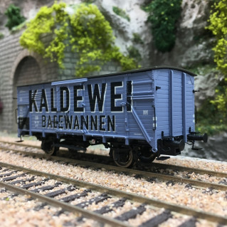 Wagon couvert G10 "KALDEWEI" DB Ep III-HO 1/87-BRAWA 49803