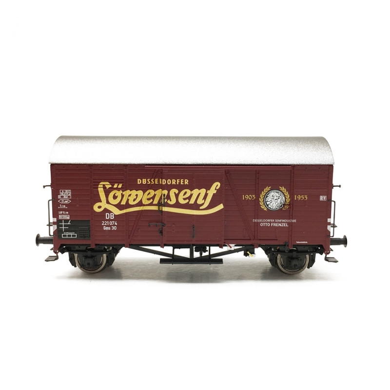 Wagon couvert GMS 30 "LÖWENSENF" DB Ep III-HO 1/87-BRAWA 47984