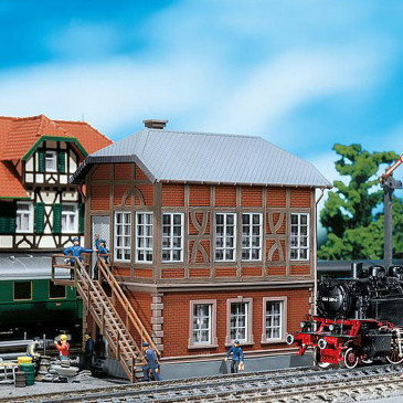 Poste d'aiguillage HO FALLER 120121 modelisme ferroviaire diorama neuf FALLER