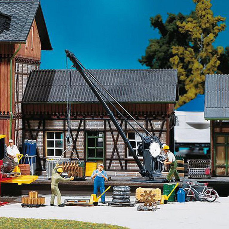 Grue de chargement HO FALLER 120129 modelisme ferroviaire  neuf FALLER