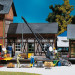 Grue de chargement HO FALLER 120129 modelisme ferroviaire  neuf FALLER