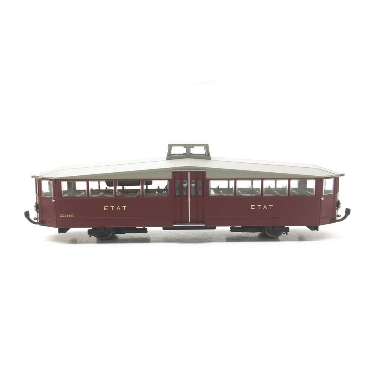 Autorail CGC ZZ24602 Ep II-III ETAT (SNCF) digital son-HO 1/87-NOVATEUR 20004S