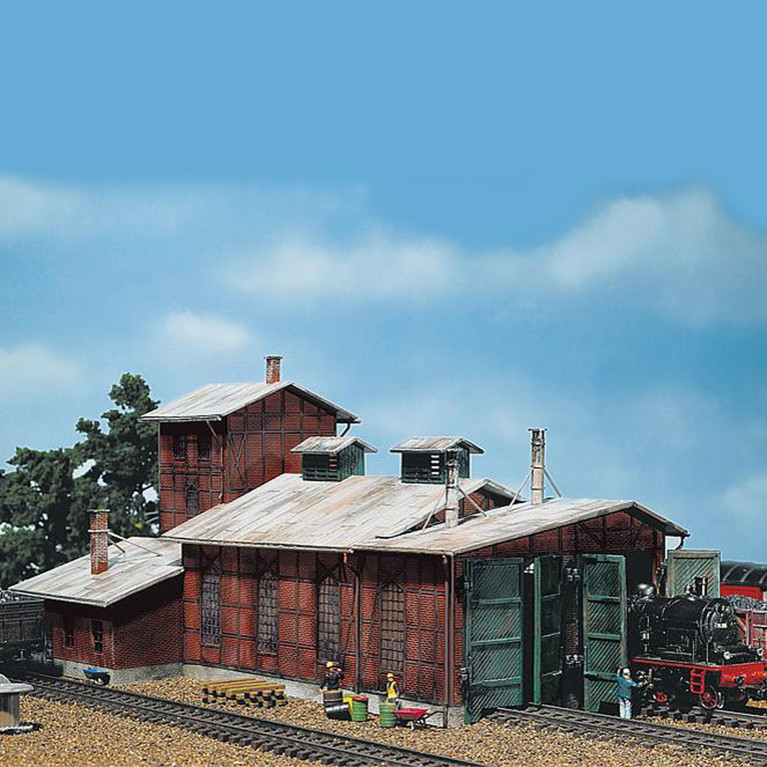 Remise à loco HO FALLER 120161 modelisme ferroviaire diorama neuf FALLER
