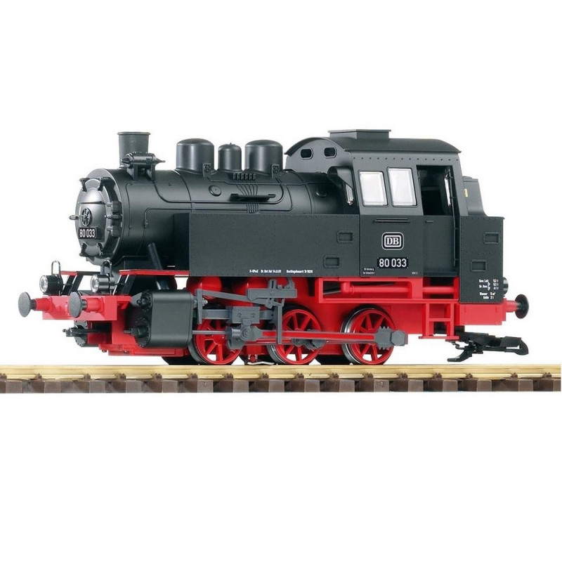 Loco Vapeur BR 80 DB Ep III digital son - G 1/22.5 - PIKO 37202