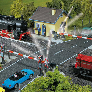 Passage à niveau HO FALLER 120171 modelisme ferroviaire diorama neuf FALLER