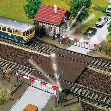 Passage à niveau HO FALLER 120174 modelisme ferroviaire diorama neuf FALLER