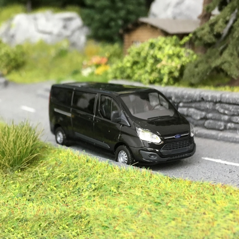 Ford Transit Custom Bus Noir-HO 1/87-BUSCH 52421