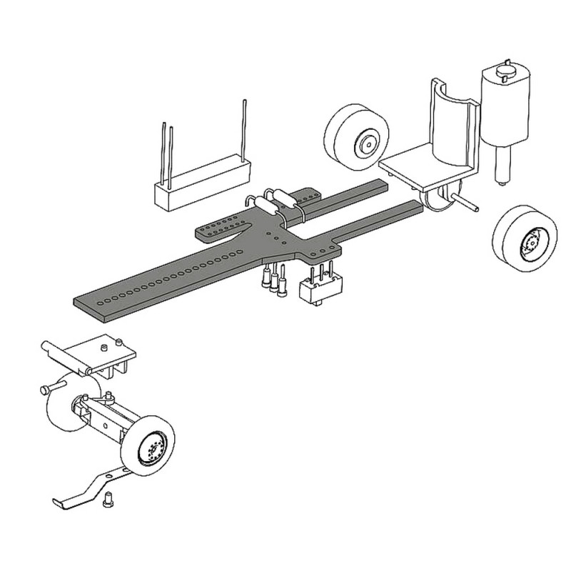 Châssis Car System "Camion et Bus" - HO 1/87 - FALLER 163703