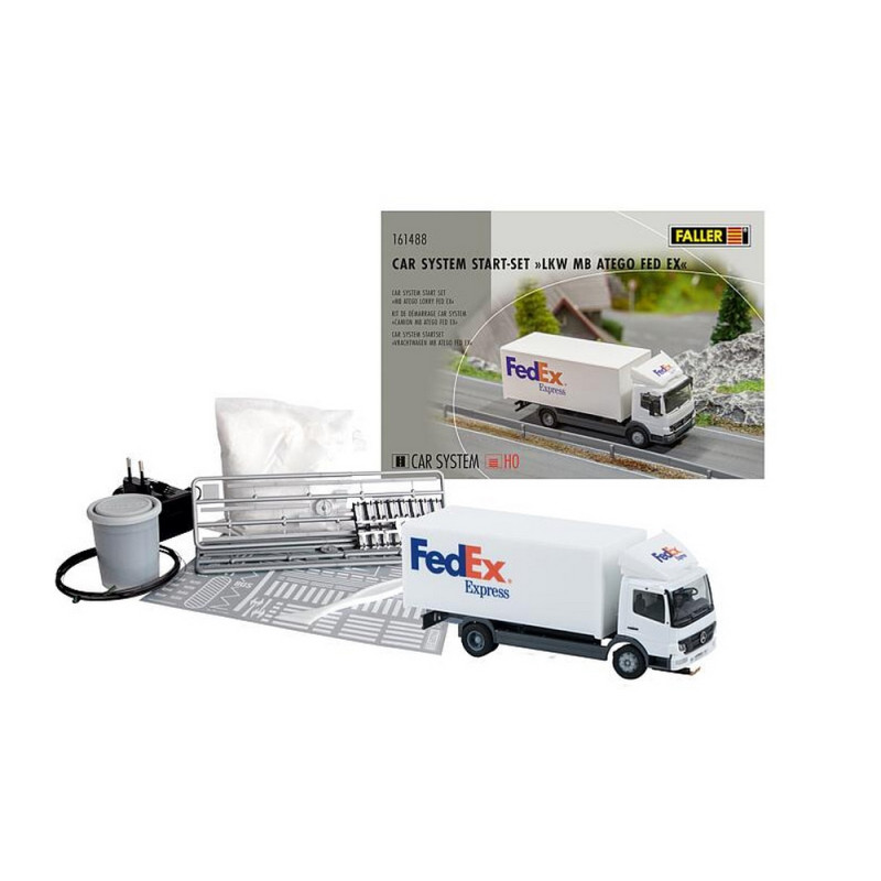 Car system coffret démarrage camion FEDEX - HO 1/87 - FALLER 161488