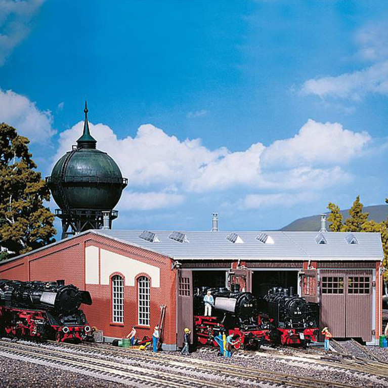 Rotonde à loco HO FALLER 120177 modelisme ferroviaire diorama neuf FALLER