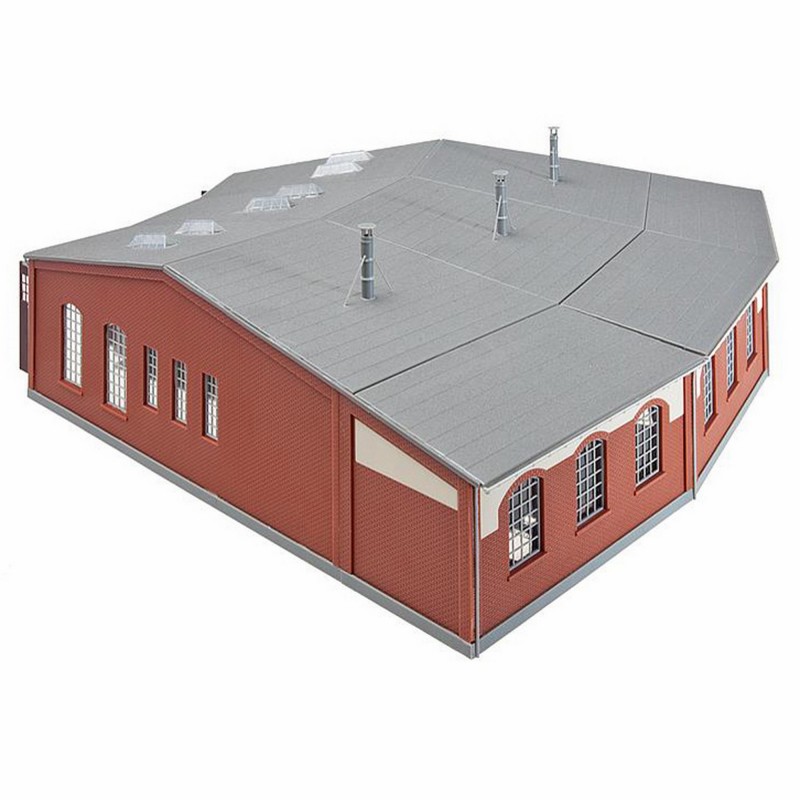 KIT DE BASE ROTONDE PLM 2 VOIES DE BOIS MODELISME HO